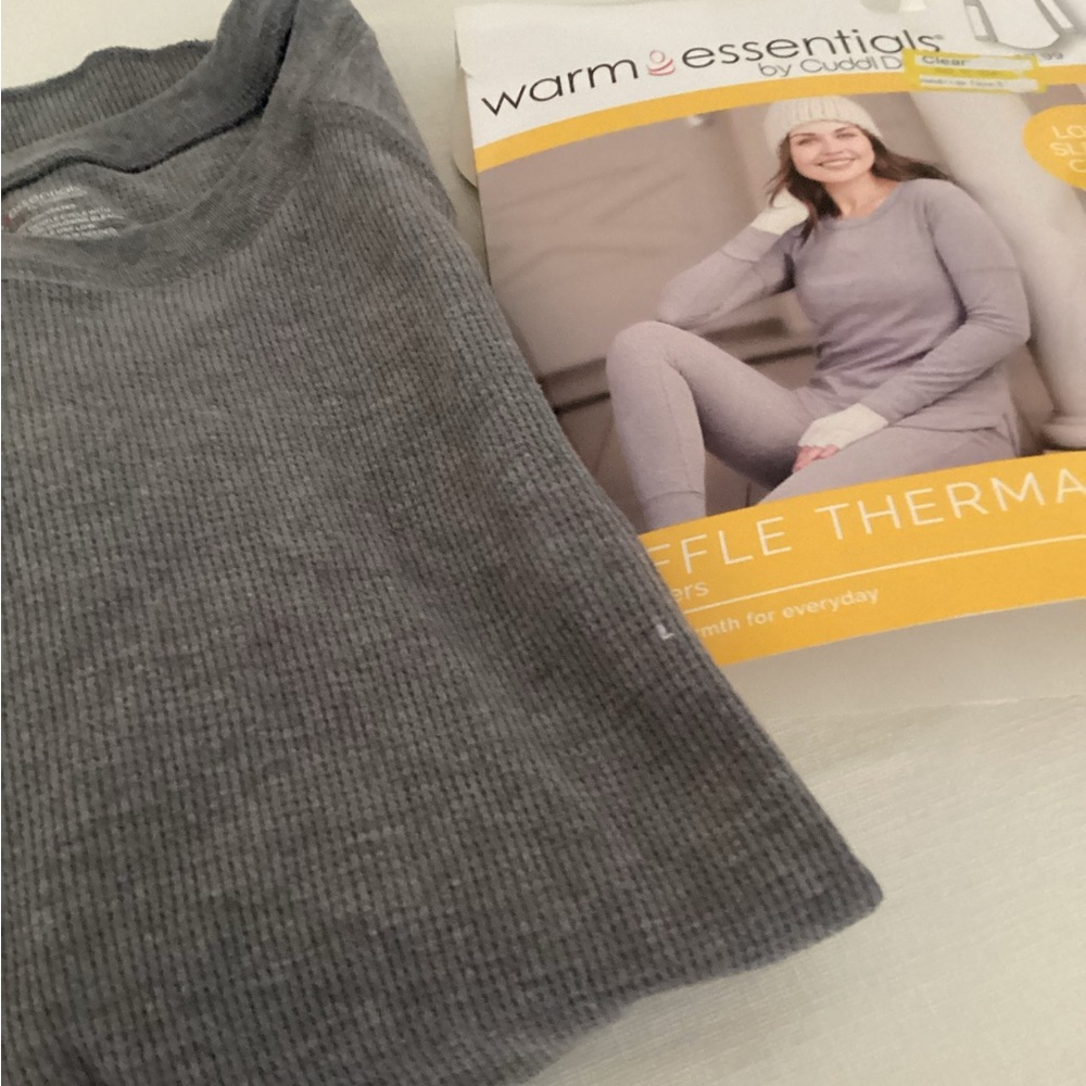 Cuddl Duds waffle Thermal Shirt